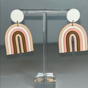 Colorful Rainbow Arch Earrings